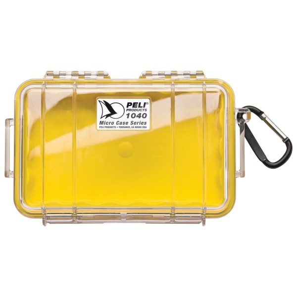 Peli 1040 Micro Case transparent, gelb