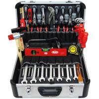 Famex 420-88 Alu-Werkzeugkoffer Top Qualität, Werkzeugkoffer mit Einstecktaschen