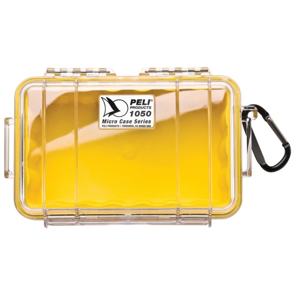 Peli 1050 Micro Case transparent, gelb