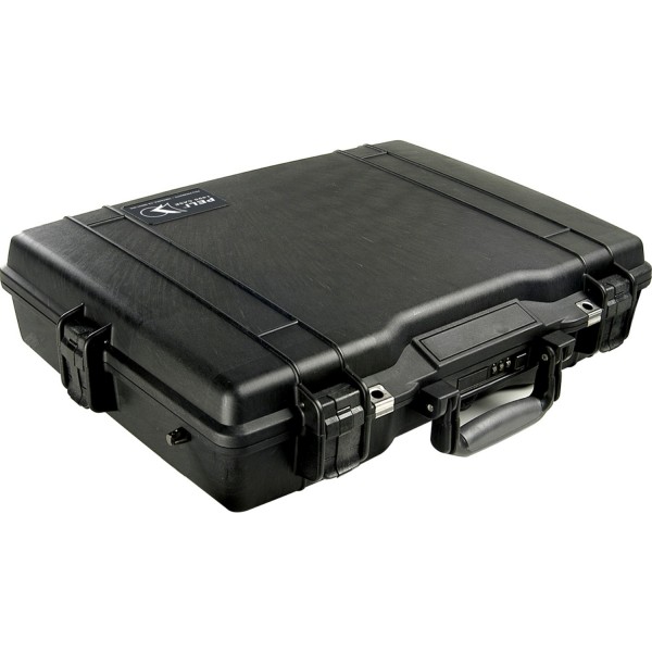 Peli 1495 CC2 WF Laptop Case, Notebookkoffer, schwarz mit Schaumstoff