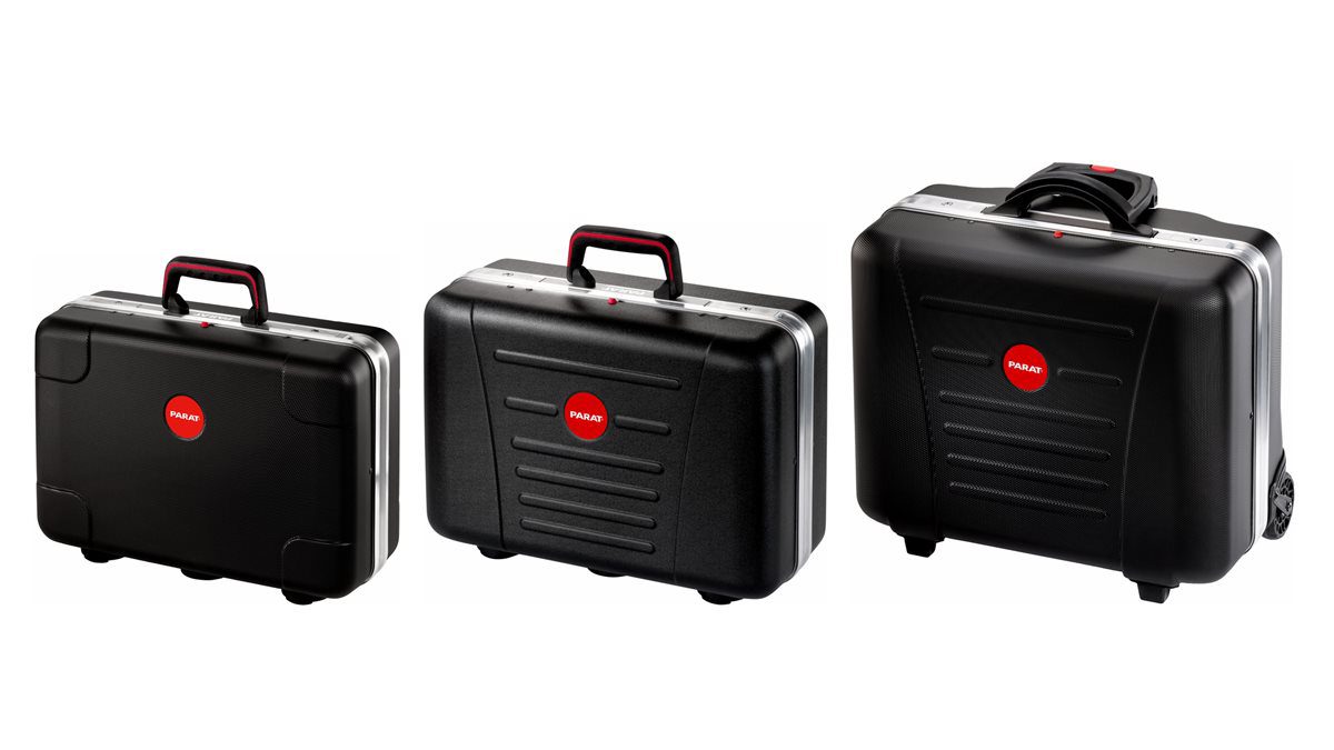 Parat Werkzeugkoffer der Serien CLASSIC, SILVER und KingSize nebeneinander